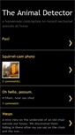 Mobile Screenshot of animaldetector.blogspot.com