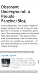 Mobile Screenshot of dissonantunderground.blogspot.com