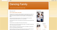 Desktop Screenshot of dancingfamily.blogspot.com