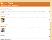 Tablet Screenshot of dancingfamily.blogspot.com