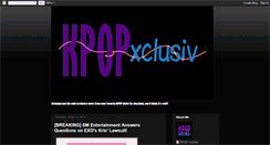 Desktop Screenshot of kpopxclusiv.blogspot.com