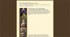 Desktop Screenshot of madrigalmysterytour.blogspot.com