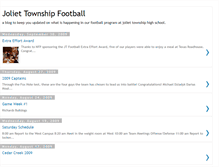 Tablet Screenshot of joliettownshipfootball.blogspot.com