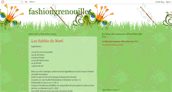 Desktop Screenshot of fashiongrenouilles.blogspot.com
