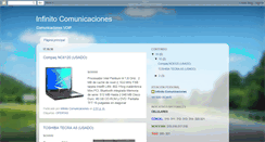 Desktop Screenshot of infinitocomunicaciones.blogspot.com