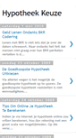 Mobile Screenshot of hypotheekkeuze.blogspot.com