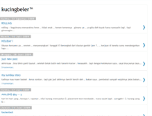 Tablet Screenshot of kucingbeler.blogspot.com