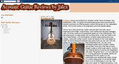 Desktop Screenshot of jalexguitars.blogspot.com