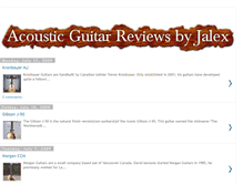 Tablet Screenshot of jalexguitars.blogspot.com