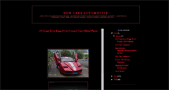Desktop Screenshot of newcars-automotive.blogspot.com