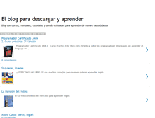 Tablet Screenshot of descargaryaprender.blogspot.com