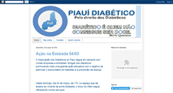 Desktop Screenshot of piauidiabetico.blogspot.com