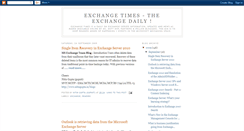 Desktop Screenshot of exchangetimes.blogspot.com