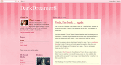 Desktop Screenshot of darkdreamer8.blogspot.com
