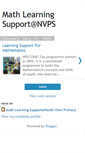 Mobile Screenshot of mathlearningsupportnvps.blogspot.com