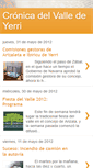 Mobile Screenshot of cronicadeyerri.blogspot.com