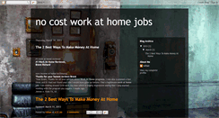 Desktop Screenshot of nocostworkathomejobs.blogspot.com