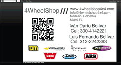 Desktop Screenshot of 4wheelshop.blogspot.com