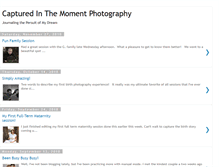 Tablet Screenshot of capturedinthemomentphotography.blogspot.com