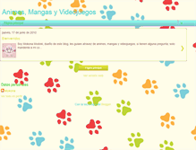 Tablet Screenshot of animesmangasyvideojuegos.blogspot.com