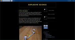 Desktop Screenshot of explosivescience.blogspot.com