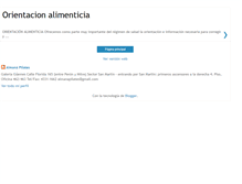 Tablet Screenshot of orientacionalimenticia.blogspot.com