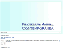 Tablet Screenshot of fisioterapiamanualcontemporanea.blogspot.com