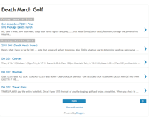 Tablet Screenshot of deathmarchgolf.blogspot.com