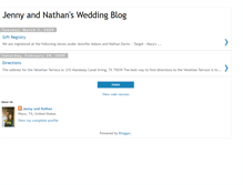 Tablet Screenshot of jennyandnathanwedding.blogspot.com