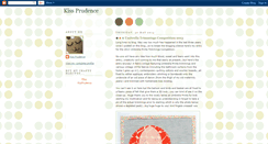 Desktop Screenshot of lovekissprudence.blogspot.com