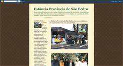 Desktop Screenshot of estanciaprovinciadesaopedro.blogspot.com