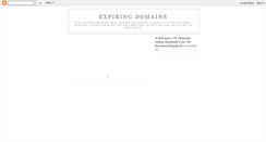 Desktop Screenshot of expiringdomains.blogspot.com