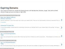 Tablet Screenshot of expiringdomains.blogspot.com