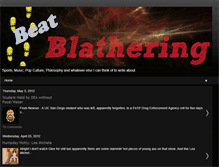 Tablet Screenshot of beatblathering.blogspot.com