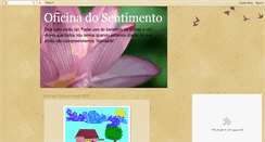 Desktop Screenshot of oficinadosentimento.blogspot.com