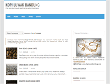 Tablet Screenshot of kopi-luwakbandung.blogspot.com