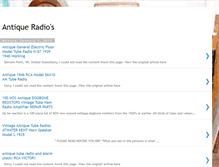 Tablet Screenshot of antiqueradios1.blogspot.com