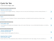 Tablet Screenshot of cynicforyen.blogspot.com