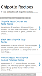 Mobile Screenshot of chipotlerecipes.blogspot.com