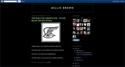 Desktop Screenshot of milliebrown.blogspot.com