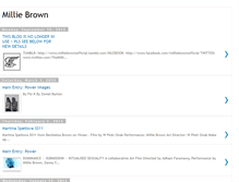 Tablet Screenshot of milliebrown.blogspot.com