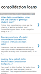 Mobile Screenshot of consolidation-loans4.blogspot.com