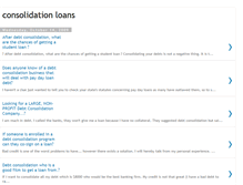 Tablet Screenshot of consolidation-loans4.blogspot.com