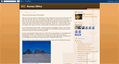 Desktop Screenshot of bradacrossafrica.blogspot.com