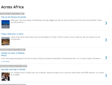 Tablet Screenshot of bradacrossafrica.blogspot.com