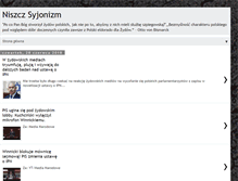 Tablet Screenshot of niszczsyjonizm.blogspot.com