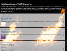 Tablet Screenshot of cattolicesimocristiano.blogspot.com