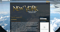 Desktop Screenshot of diariodeviagemnyc.blogspot.com