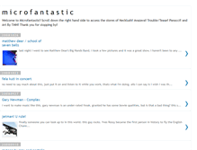 Tablet Screenshot of microfantastic.blogspot.com