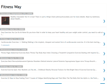 Tablet Screenshot of fitnessway.blogspot.com